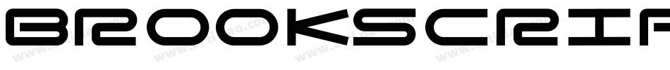 BrookscriptWide Regular字体转换
